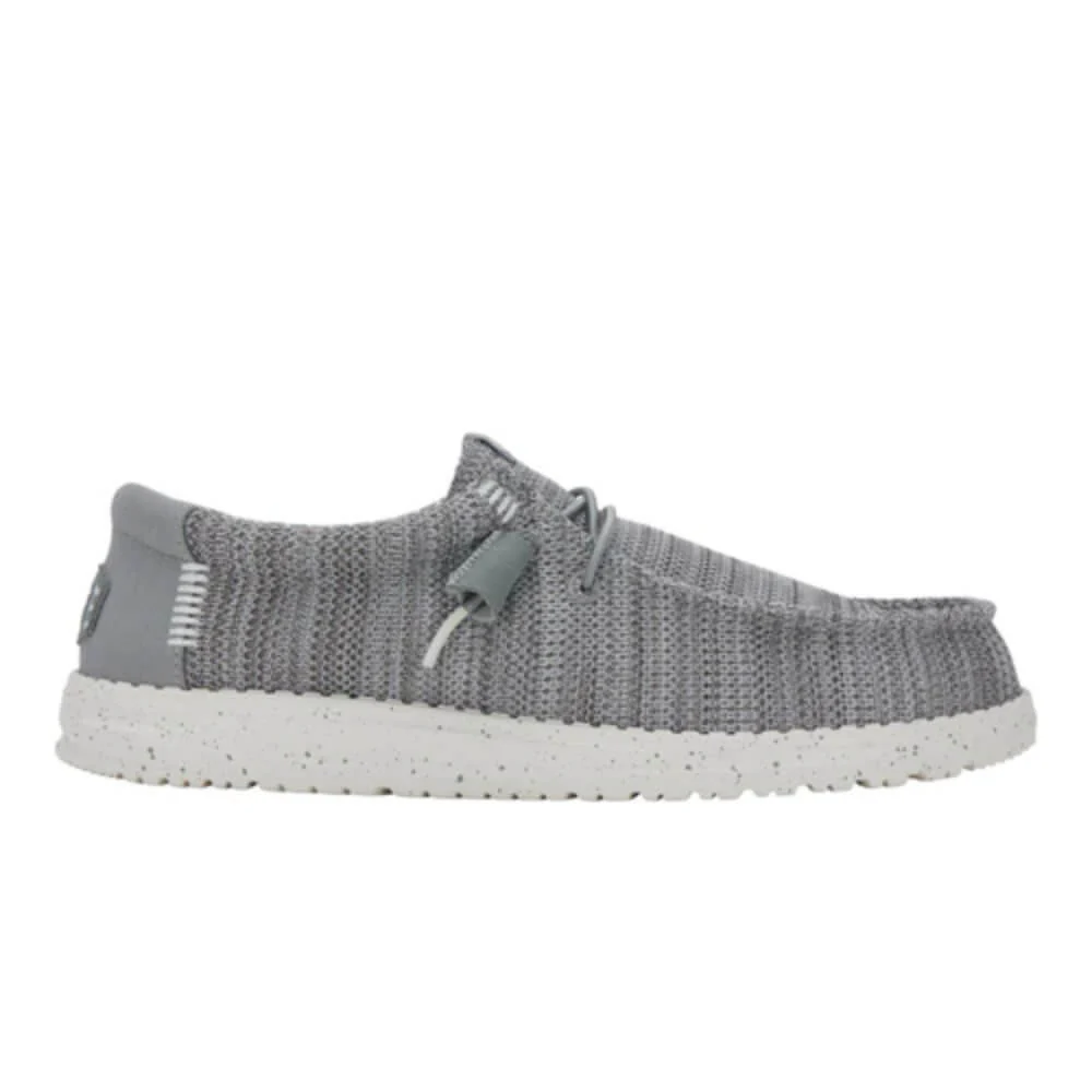 Hey Dude Mens Wally Stretch Sox Shoes Grey - 41898-030 - Image 4