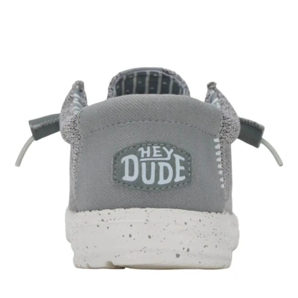 Hey Dude Mens Wally Stretch Sox Shoes Grey - 41898-030 - Image 7