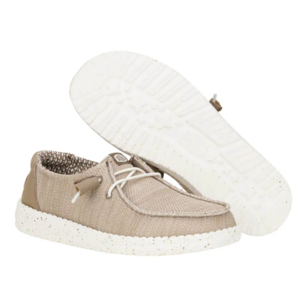 Hey Dude Womens Wendy Stretch Sox Shoes Walnut - 41878-267 - Image 2