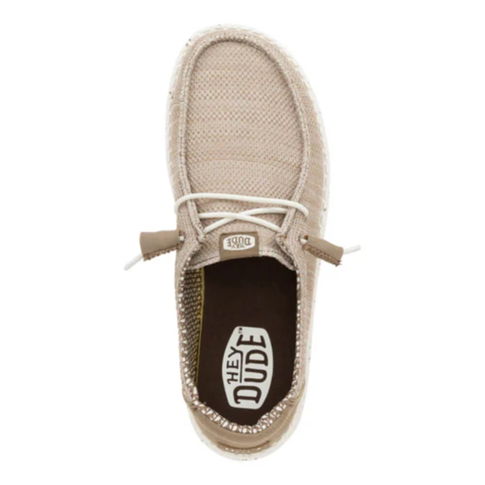 Hey Dude Womens Wendy Stretch Sox Shoes Walnut - 41878-267 - Image 5