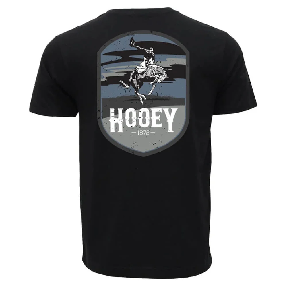 Hooey Mens "Cheyenne" T-Shirt Black - HT1688BK - Image 2