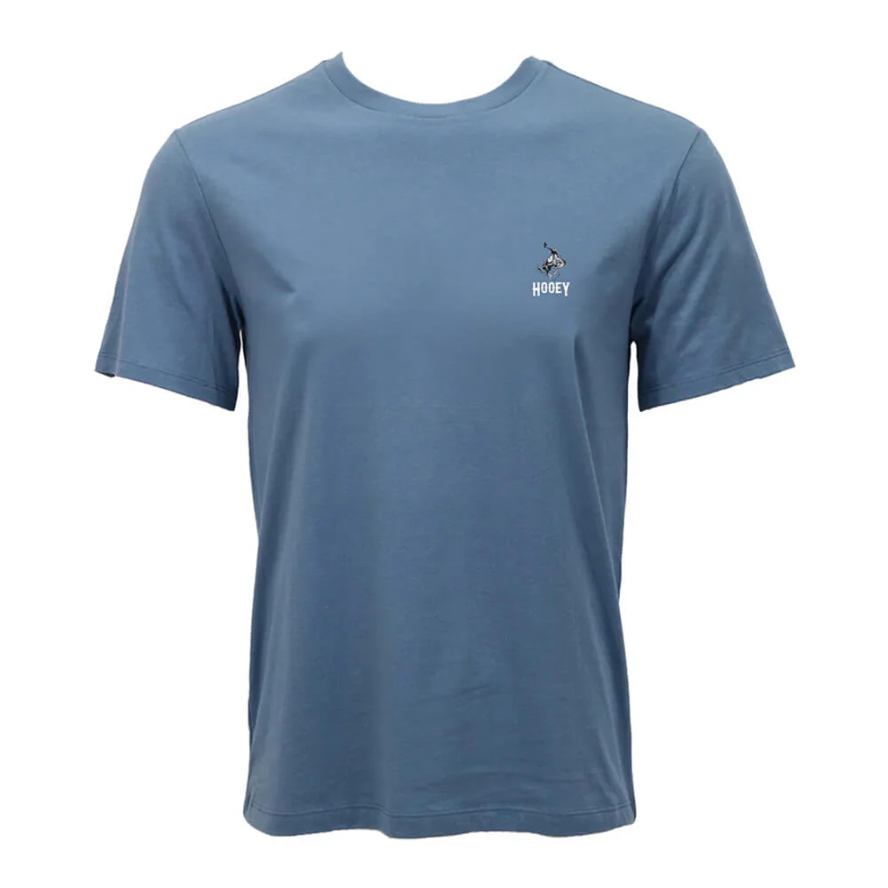 Hooey Mens "Cheyenne" T-Shirt Dark Denim - HT2607DKDE - Image 2
