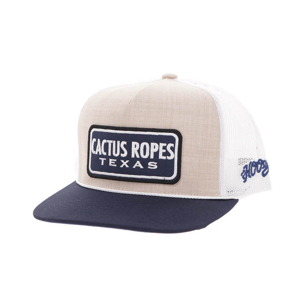 Hooey Mens "CR124" Cactus Ropes Cap Cream/Blue - CR124 - Image 2