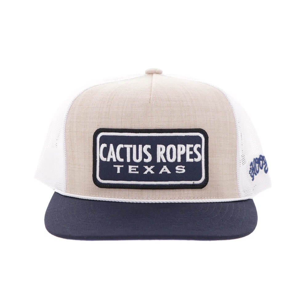 Hooey Mens "CR124" Cactus Ropes Cap Cream/Blue - CR124 - Image 3