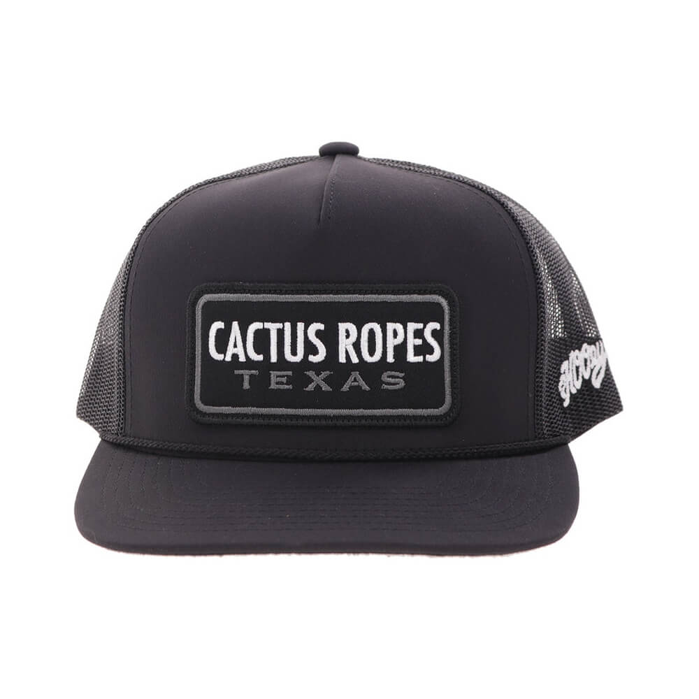 Hooey Mens "CR125" Cactus Ropes Cap Black/White - CR125 - Image 2