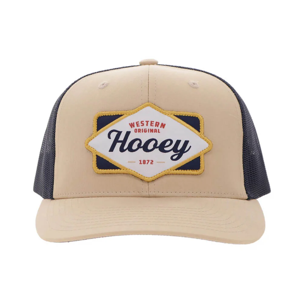 Hooey Mens "Diamond" Cap Tan/Navy - 2622T-TNNV - Image 2