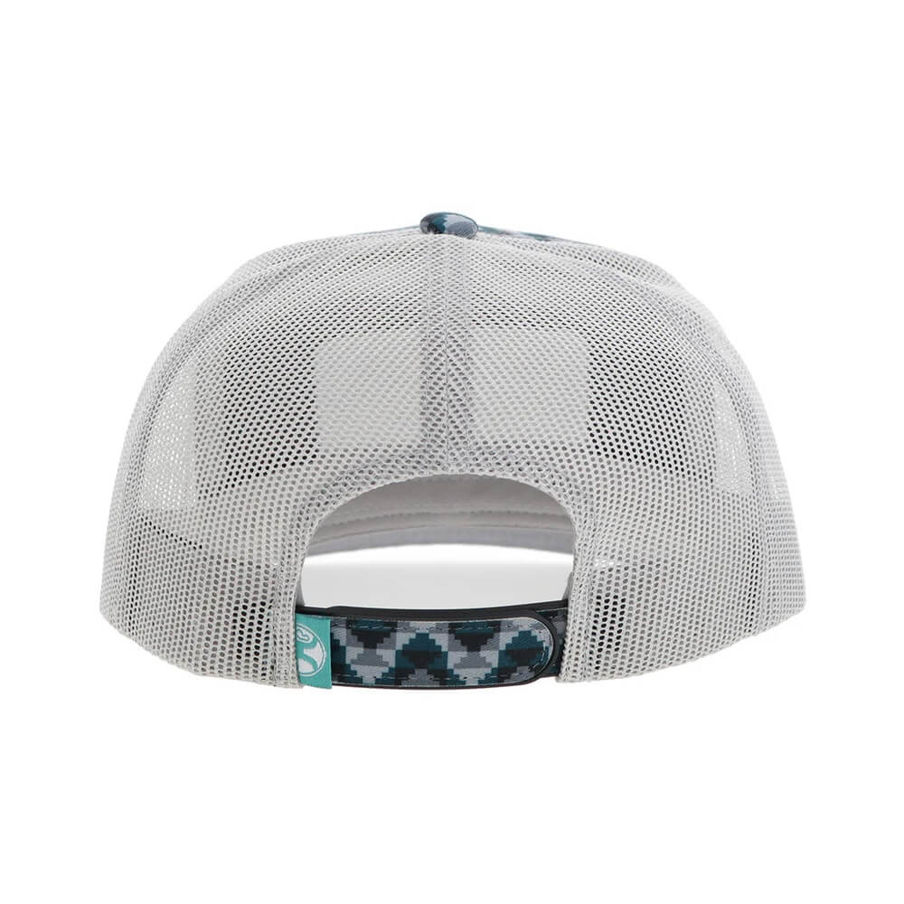 Hooey Mens "Lakota" Cap Teal/Grey - 2448T-TLGY - Image 3