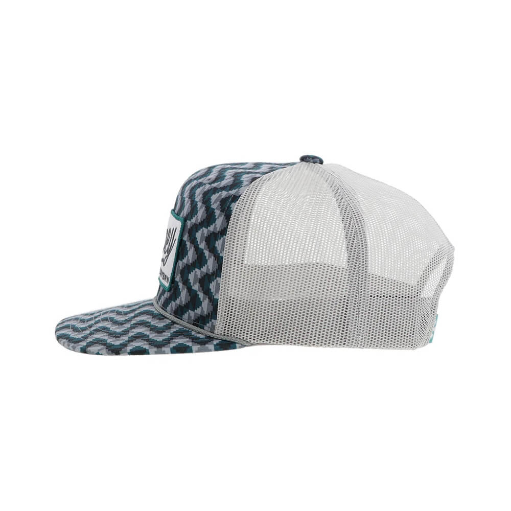 Hooey Mens "Lakota" Cap Teal/Grey - 2448T-TLGY - Image 5