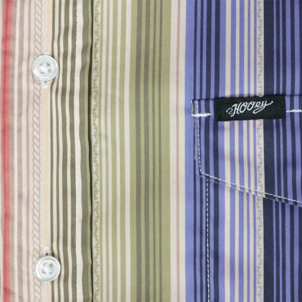 Hooey Mens "Maverick" Short Sleeve Button Up Shirt Tan/Multicolor - HT2624TNST - Image 4