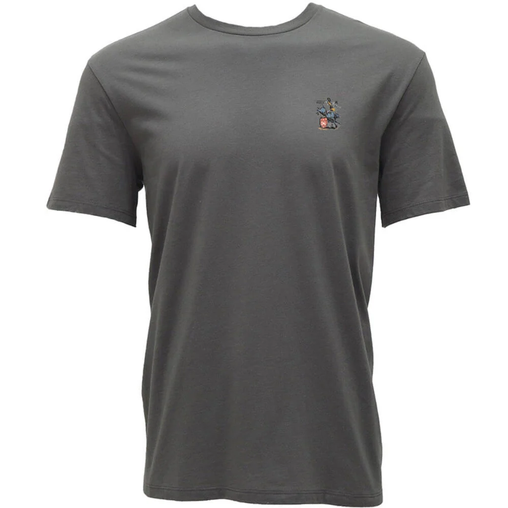 Hooey Mens "Prison Rodeo" T-Shirt Grey - HT1893DKGY - Image 2