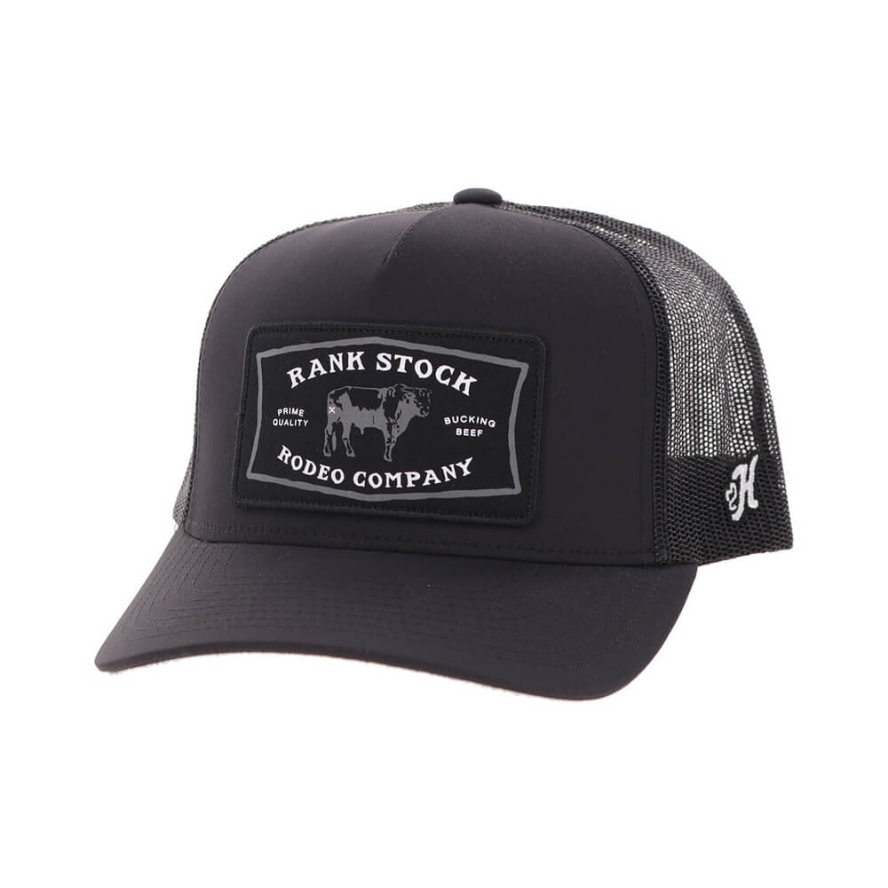 Hooey Mens "Rank Stock" Cap Black - 2661T-BK