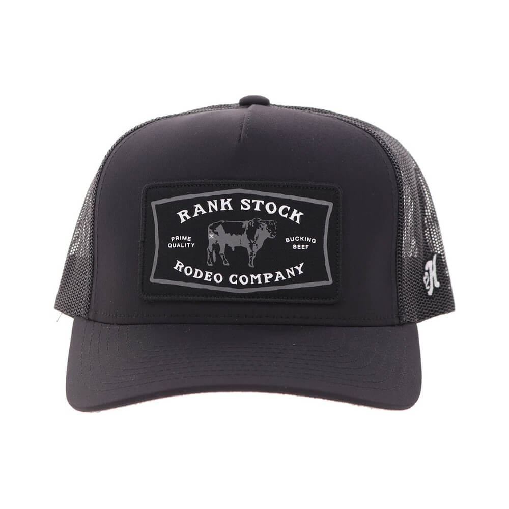 Hooey Mens "Rank Stock" Cap Black - 2661T-BK - Image 2