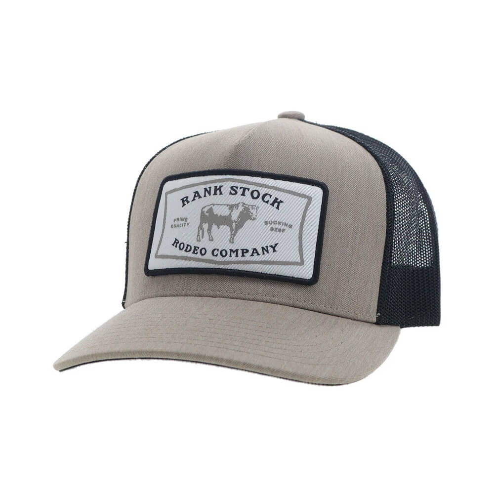 Hooey Mens "Rank Stock" Cap Tan/Black - 2461T-TNBK - Image 2