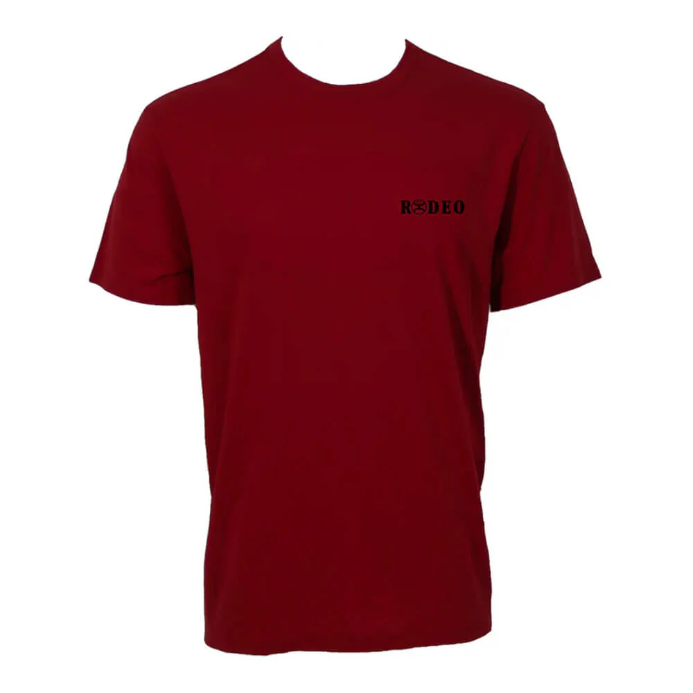 Hooey Mens "Rodeo Round Up" T-Shirt Red - HT2609RD - Image 2