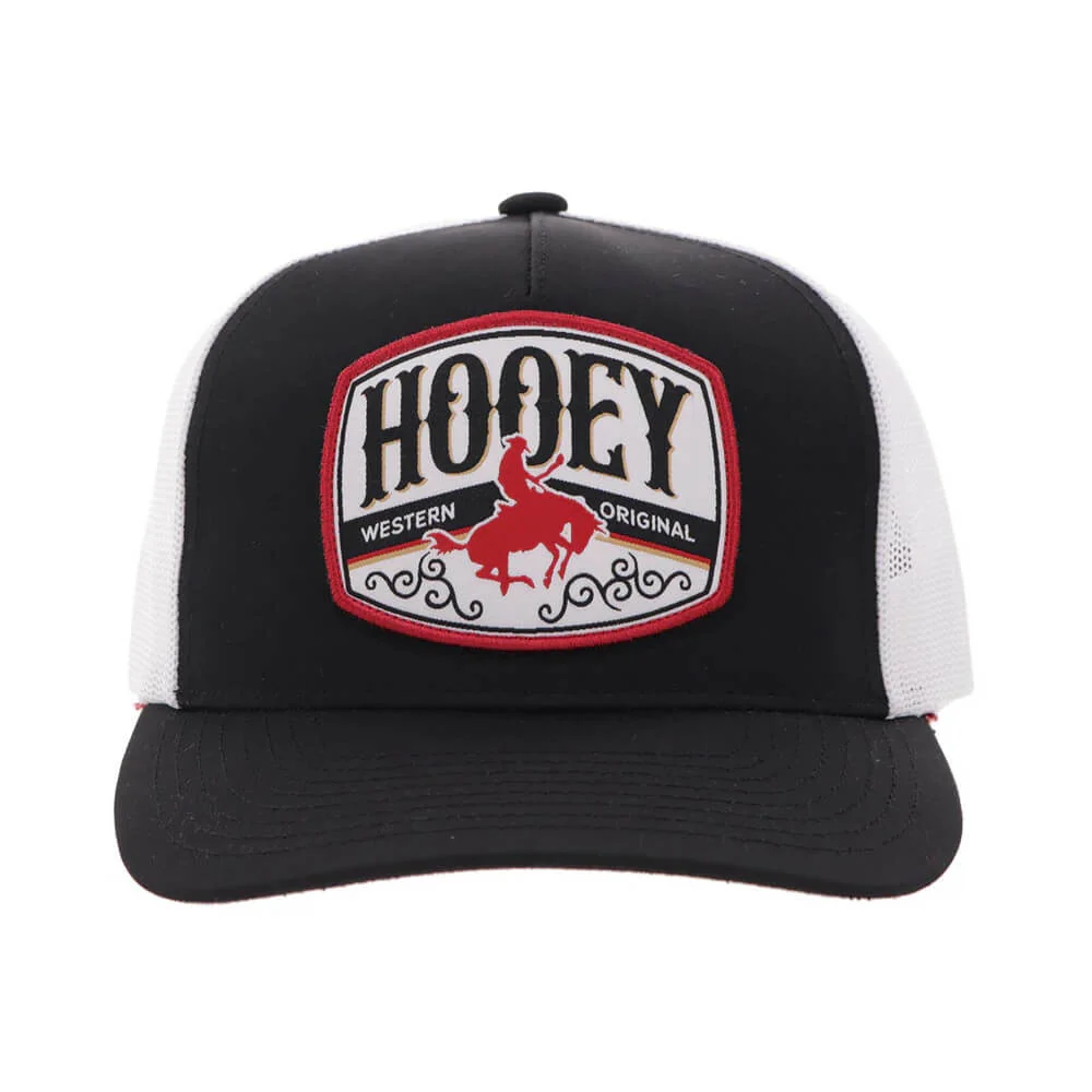 Hooey Mens "Salado" Cap Black/White - 2604T-BKWH - Image 2