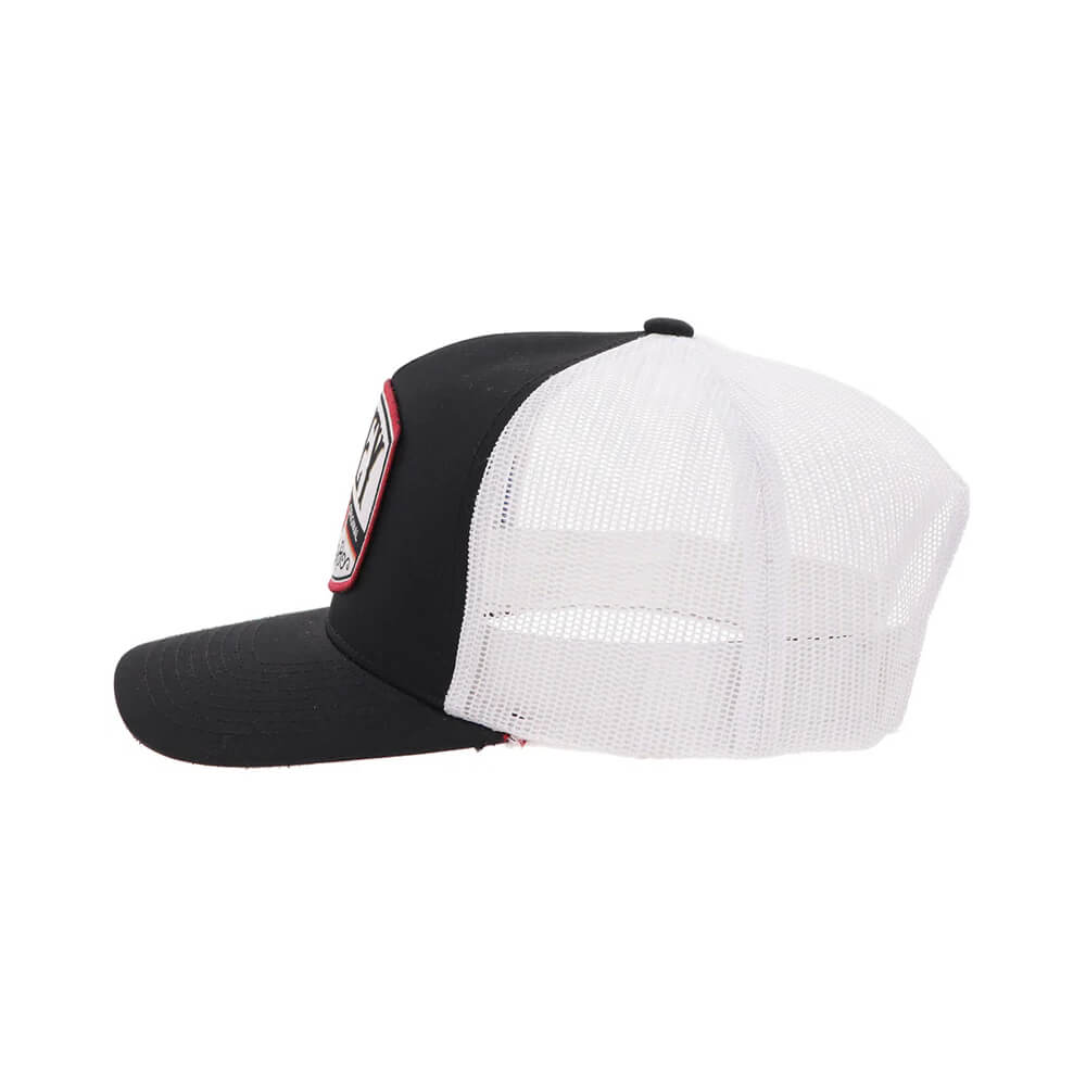 Hooey Mens "Salado" Cap Black/White - 2604T-BKWH - Image 5