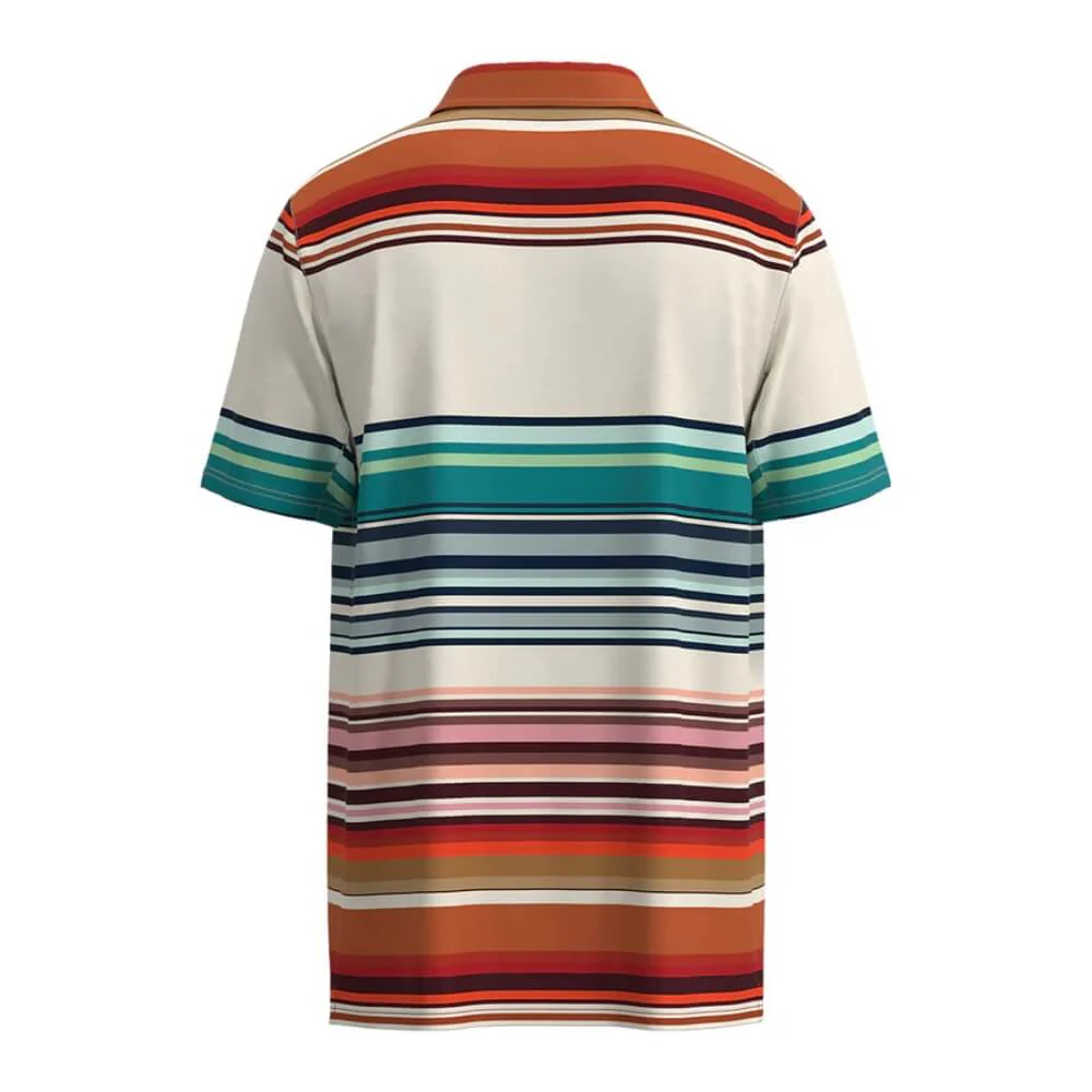 Hooey Mens "The Weekender" Polo Shirt Multi Color Serape - HP2601SP - Image 2