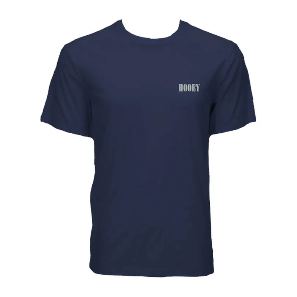 Hooey Mens "Wild Ride" T-Shirt Blue/Light Blue - HT1911NV - Image 2