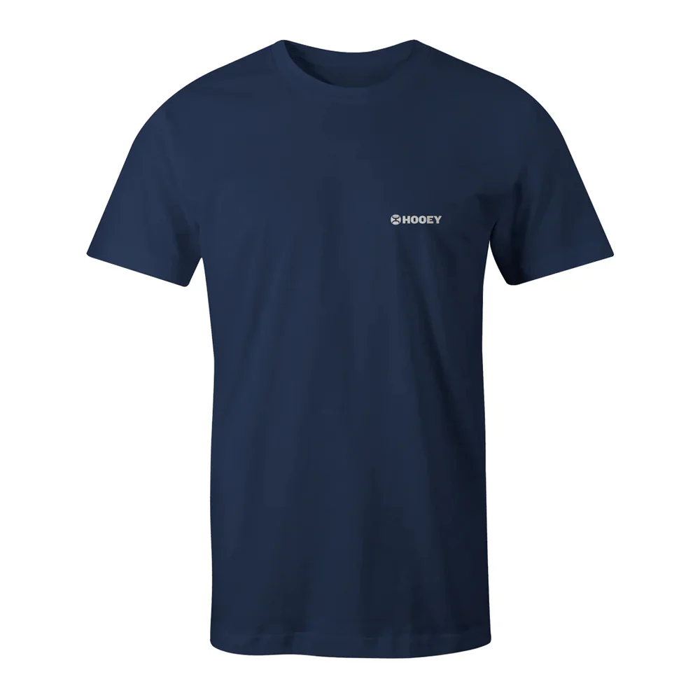 Hooey Mens "Zenith" T-Shirt Navy w/Multi - HT1682NV - Image 2