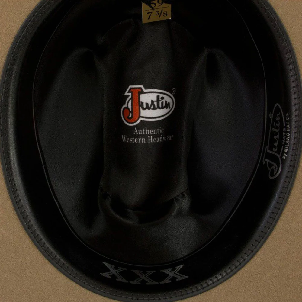 Justin Denton 3X Felt Hat - Fawn - JF0330DENTON-FAWN - Image 3