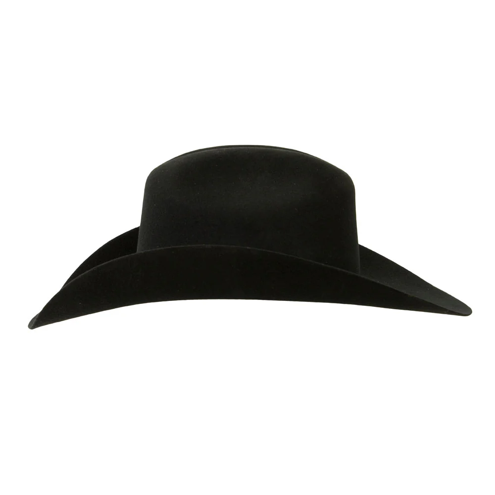 Justin Mens 3X Dixon Felt Hat Black - JF0330DIXON-BLK - Image 3