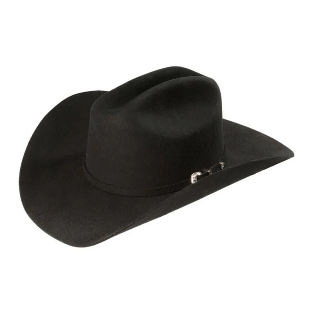 Justin Mens 3X Riata Black Felt Hat - JF0357RIAT-BLK