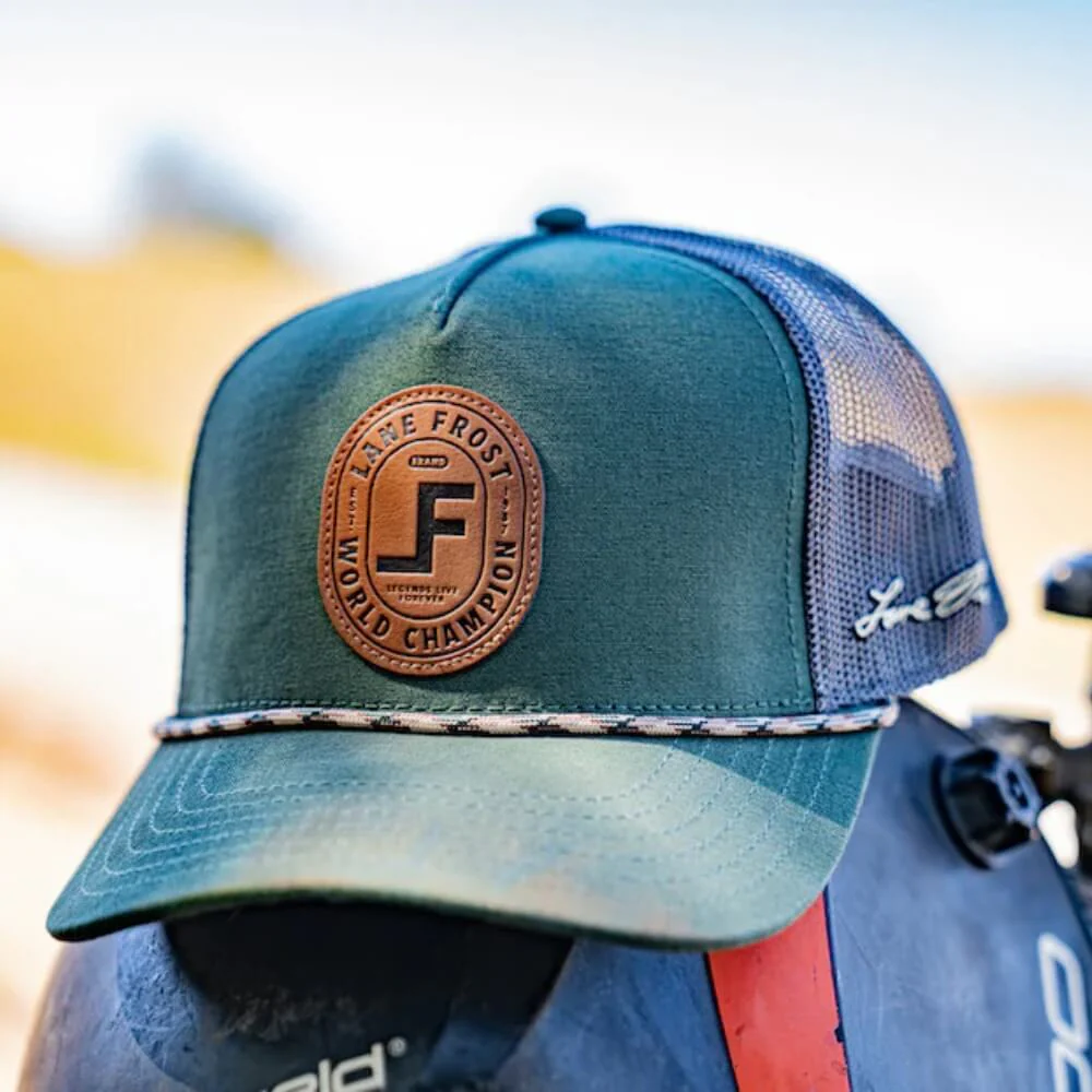 Lane Frost Mens Branded Cap Green - BRANDEDHAT - Image 2