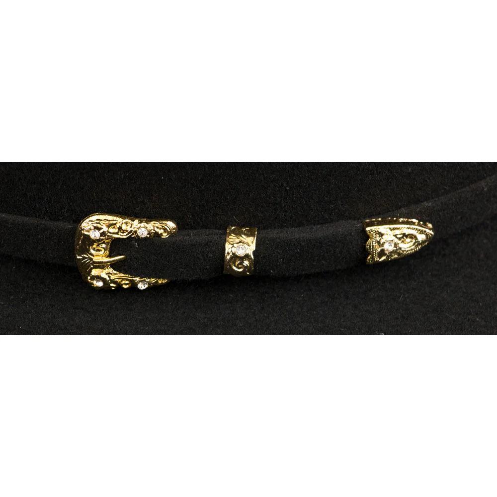 Larry Mahan Mens 30X Opulento Felt Hat - MF3065OPULEN30X-BLK - Image 4