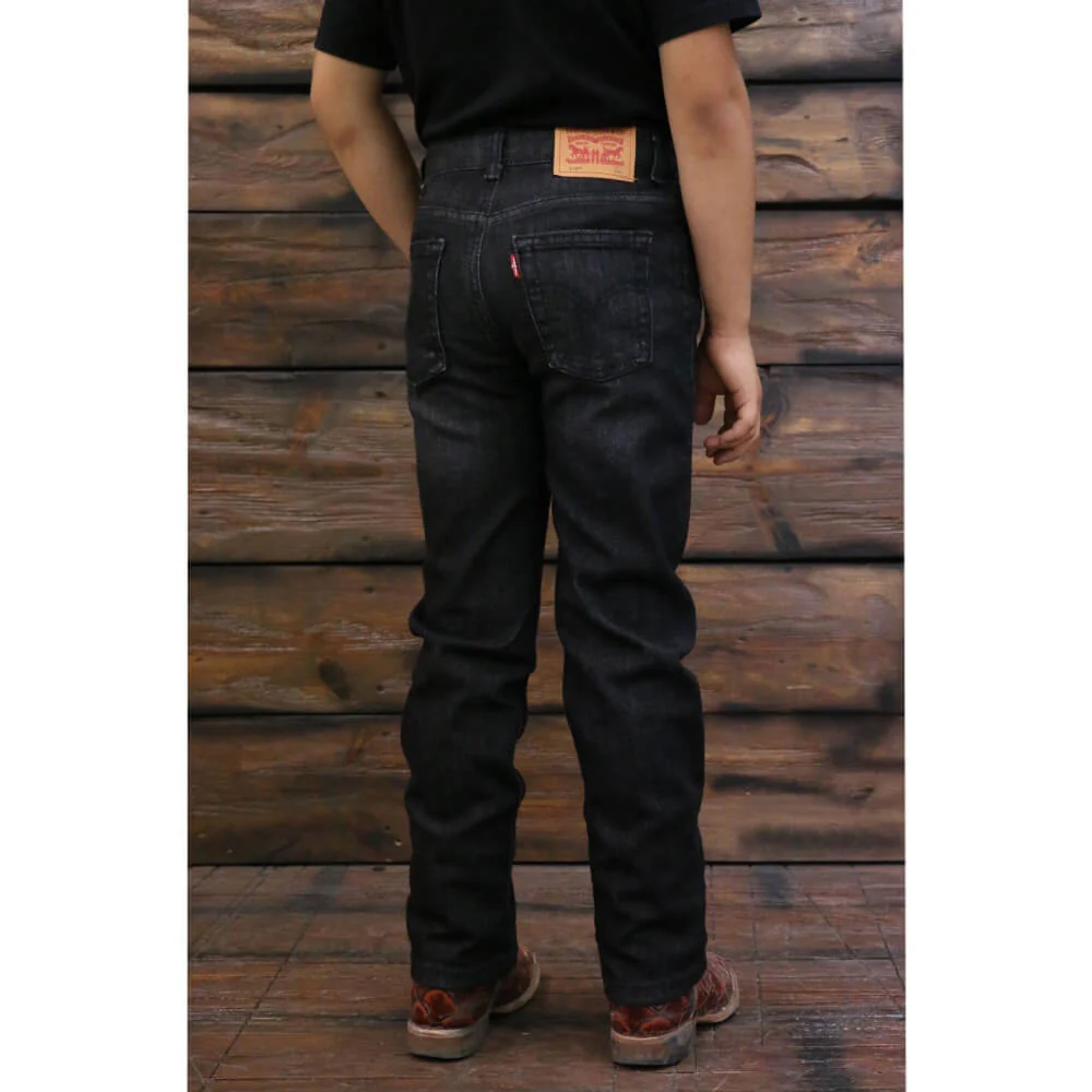 Levi’s Boys 514 Regular Straight Leg Performance Jeans (Sizes 8 - 20) - 91F665-D8E - Image 3