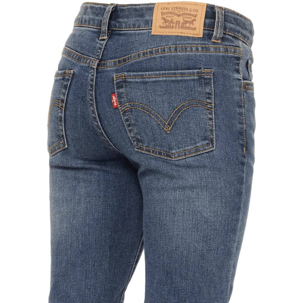 Levi's Girls Classic Boot Cut Jeans - 41E915-M4Q - Image 4