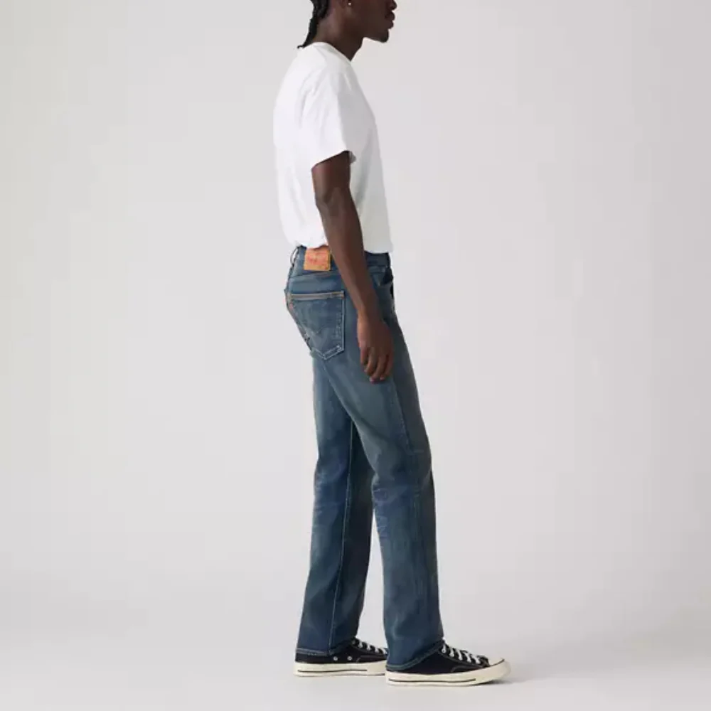 Levi's Mens 501 Original Fit Jeans 3pm In Columbus - Dark Wash - 005013729 - Image 3