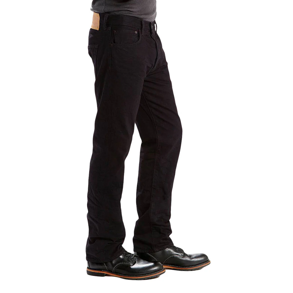 Levi's Mens 501 Original Fit Jeans Listless - Black - 005012442 - Image 3