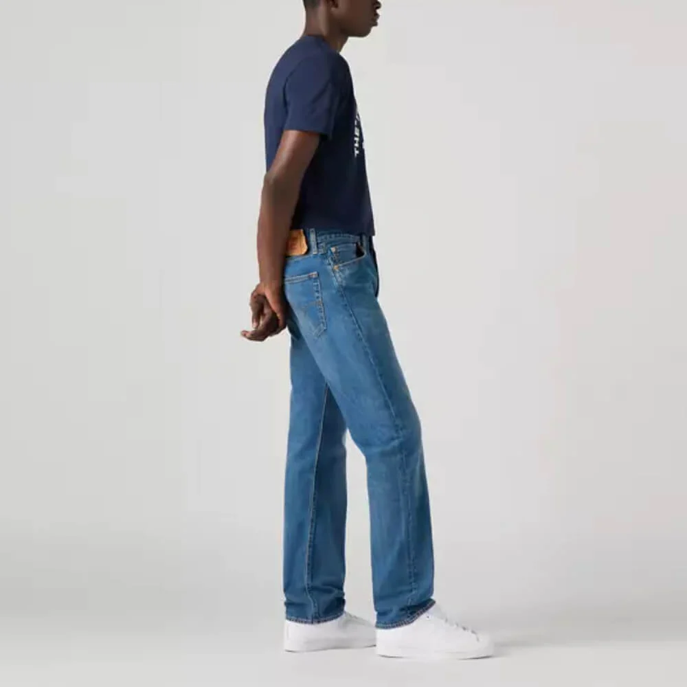 Levi's Mens 501® Original Lightweight Jeans Cascade/Blue - 005013667 - Image 2