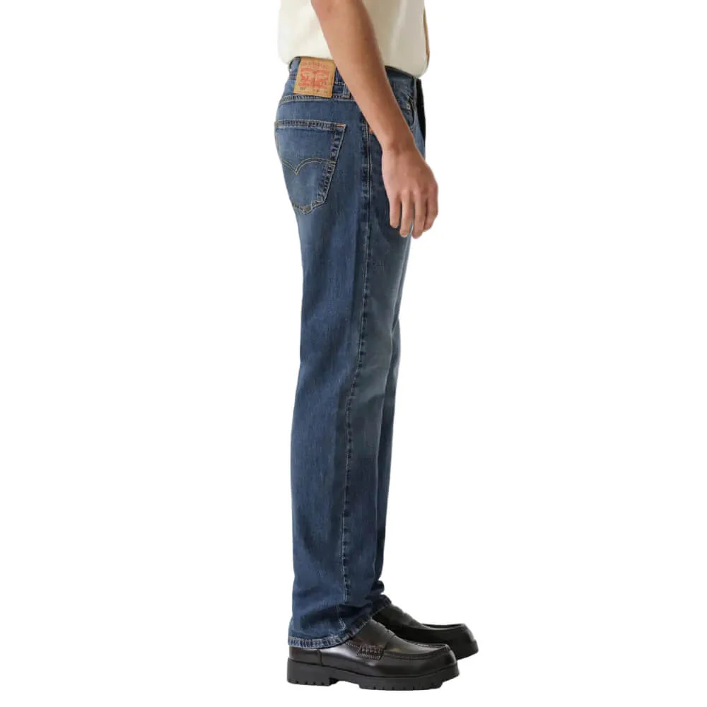 Levi's Mens 505 Regular Fit Jeans - 005053281 - Image 2