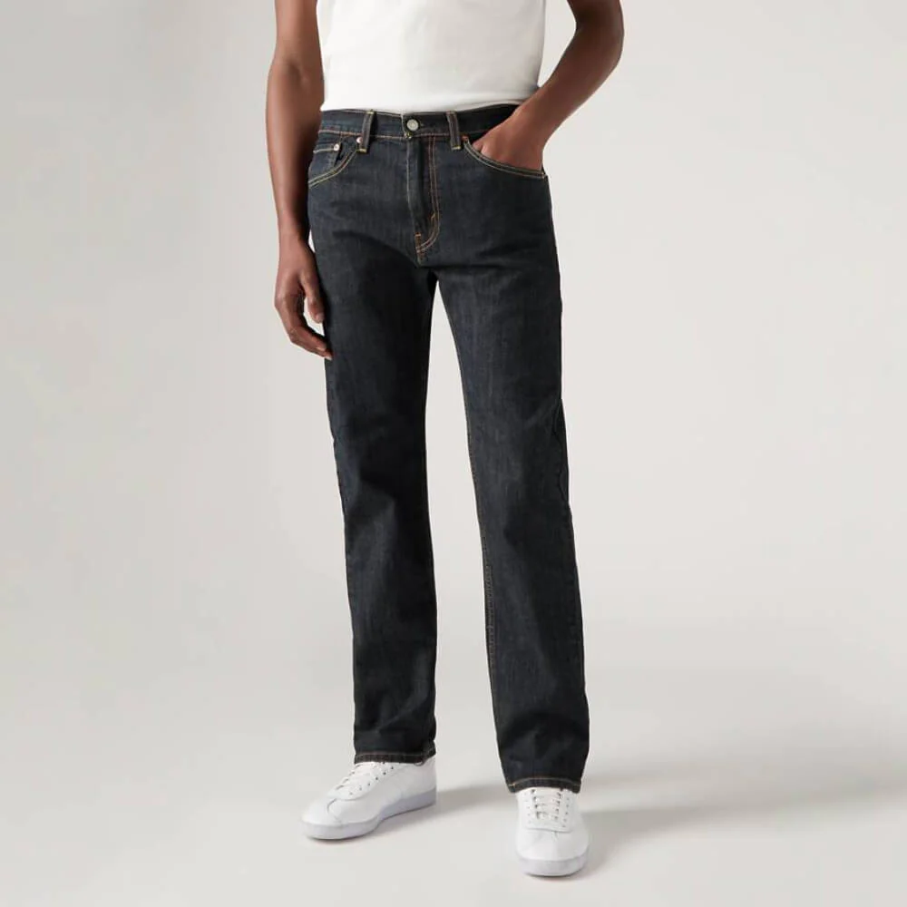 Levi's Mens 505™ Regular Jeans Dark Rinse - Dark Wash - 005051447
