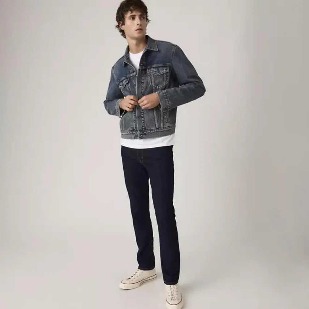 Levi's Mens 511 Slim Fit Jeans Seaside Rinse Cool - Dark Wash - 045116320