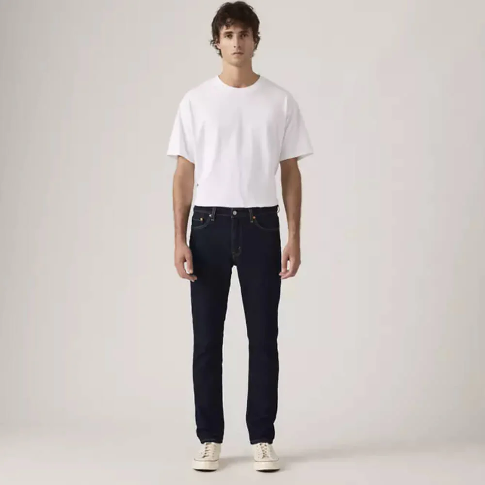 Levi's Mens 511 Slim Fit Jeans Seaside Rinse Cool - Dark Wash - 045116320 - Image 2
