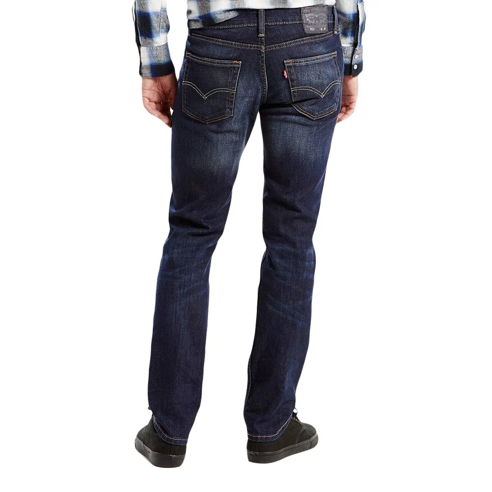 Levi's Mens 511 Stretch Slim Fit Jeans Dark Wash - 045111390 - Image 2