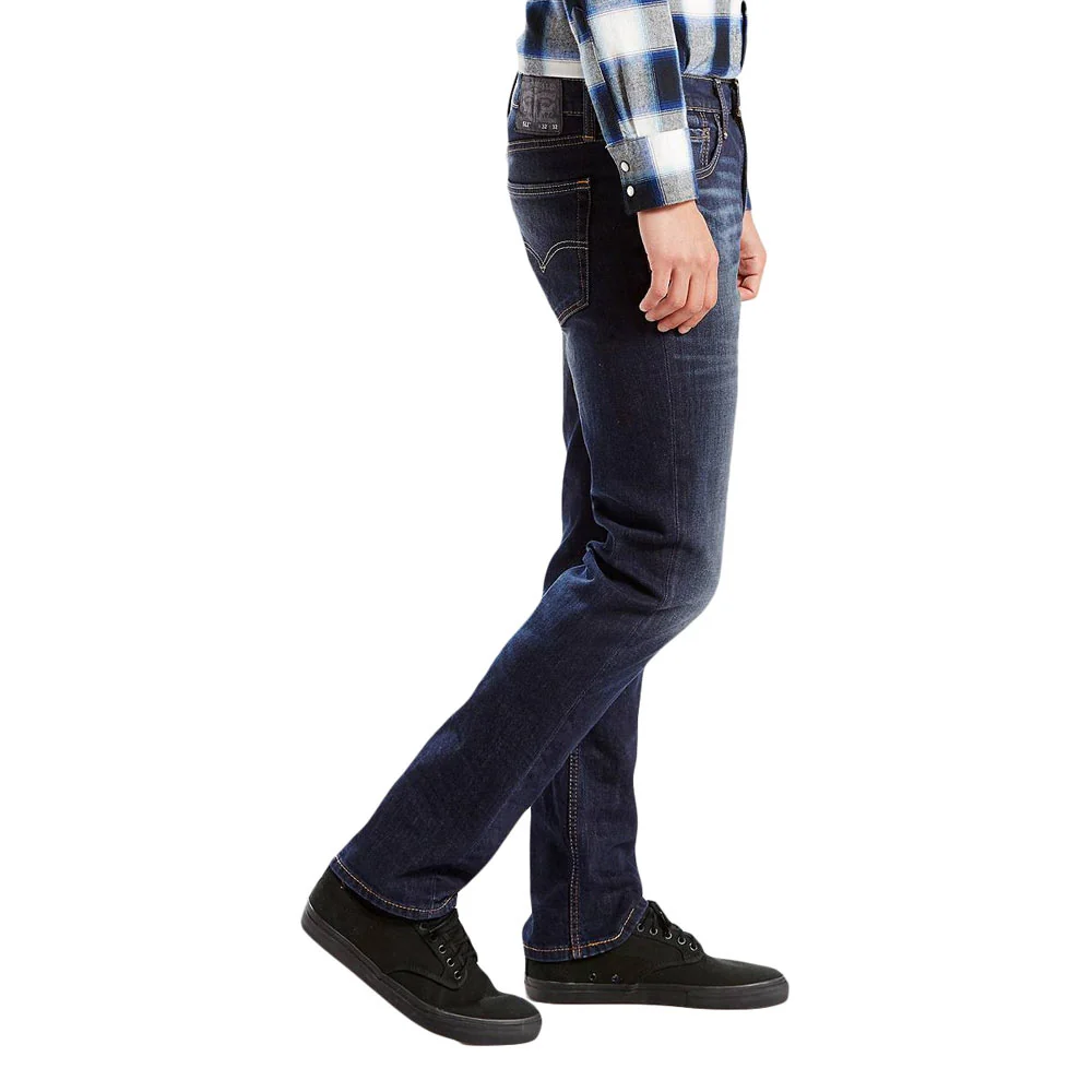 Levi's Mens 511 Stretch Slim Fit Jeans Dark Wash - 045111390 - Image 3