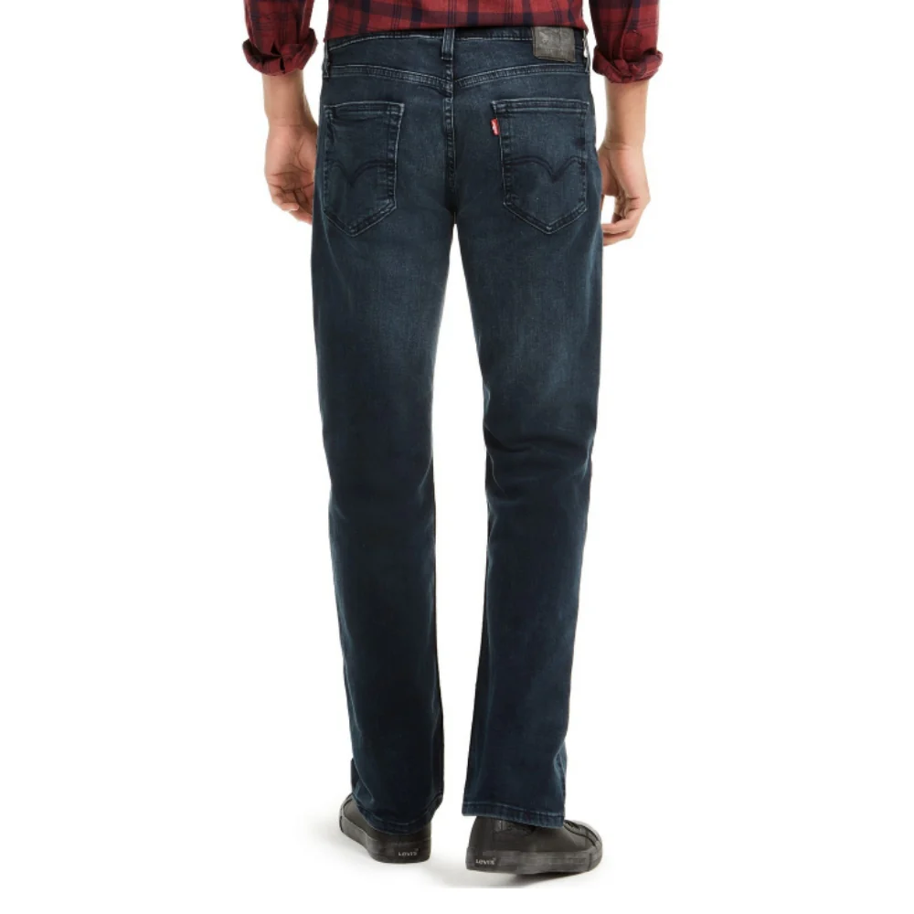 Levi's Mens 514 Straight Fit Flex Jeans Volcano - Medium Wash - 005141403 - Image 2