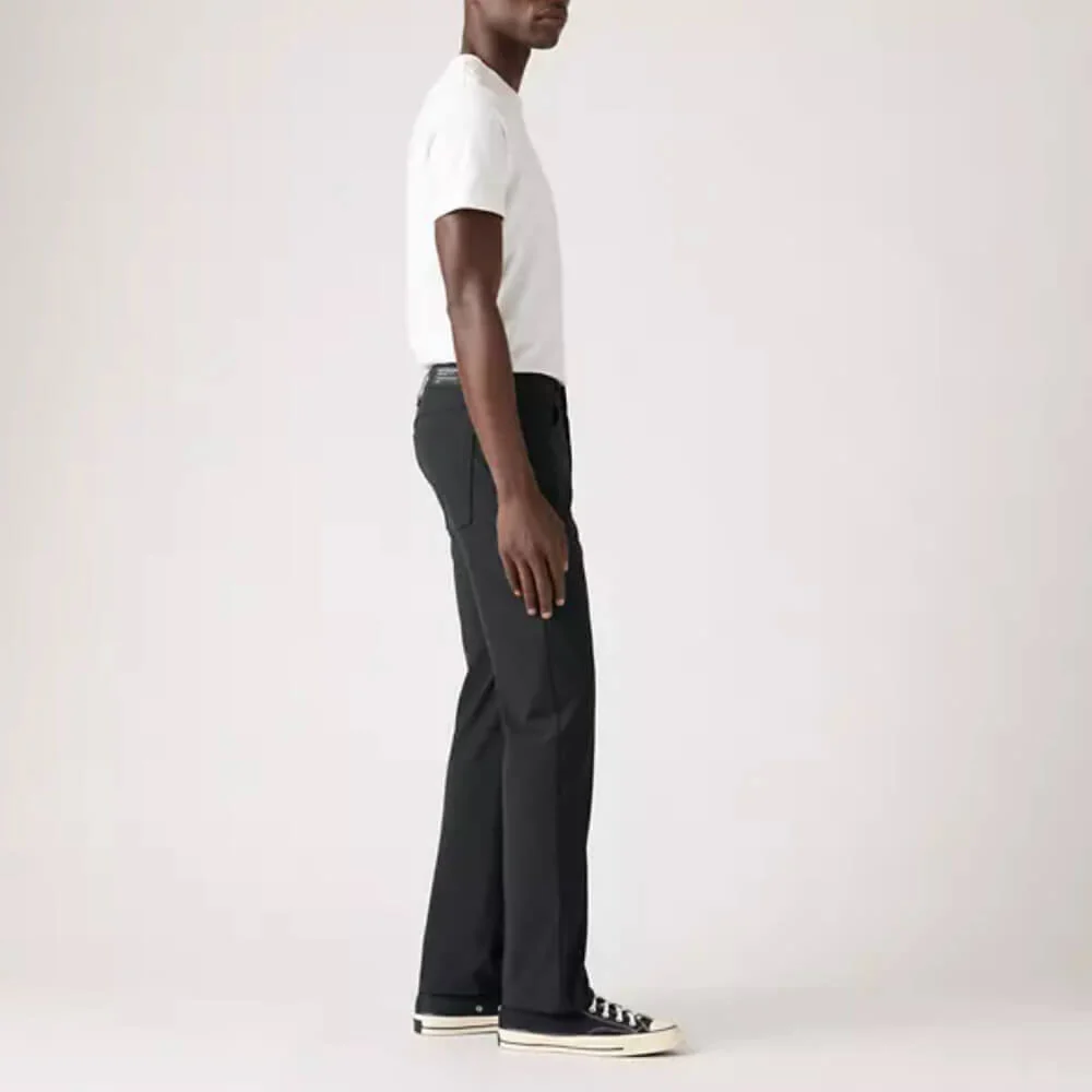 Levi's Mens 514 Straight Fit Tech Pants Black Boots Tech Knit - 003KR0004 - Image 3