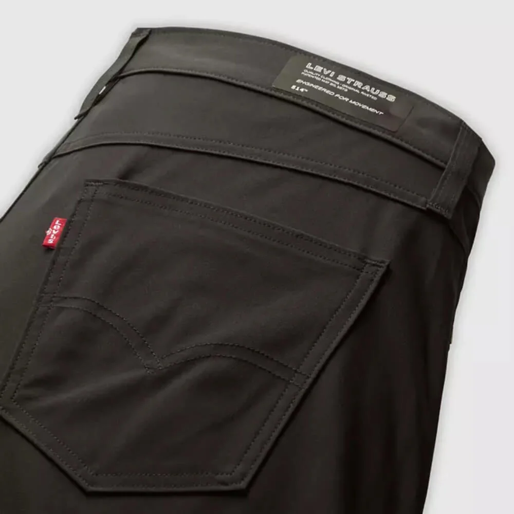 Levi's Mens 514 Straight Fit Tech Pants Black Boots Tech Knit - 003KR0004 - Image 5