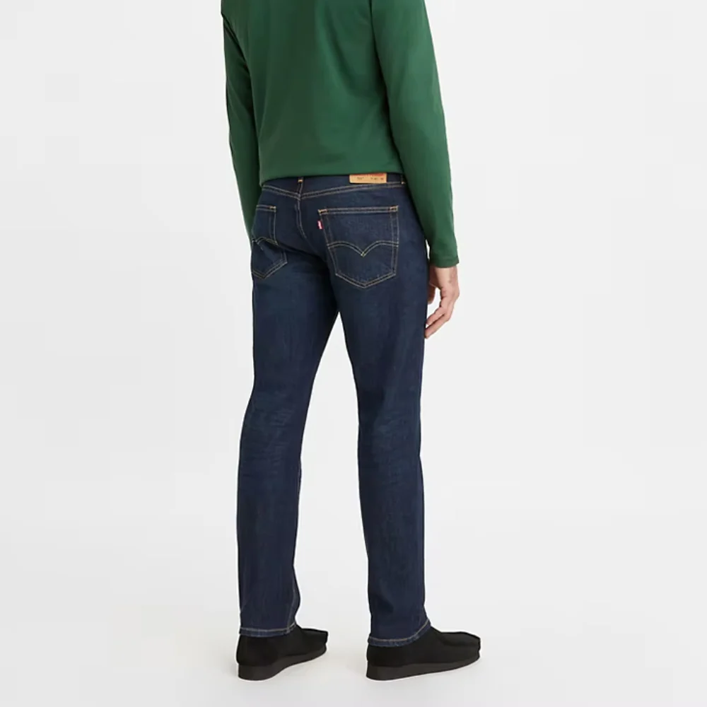Levi's Mens 514 Straight Jeans Clean Run - Dark Wash - 005141592 - Image 2