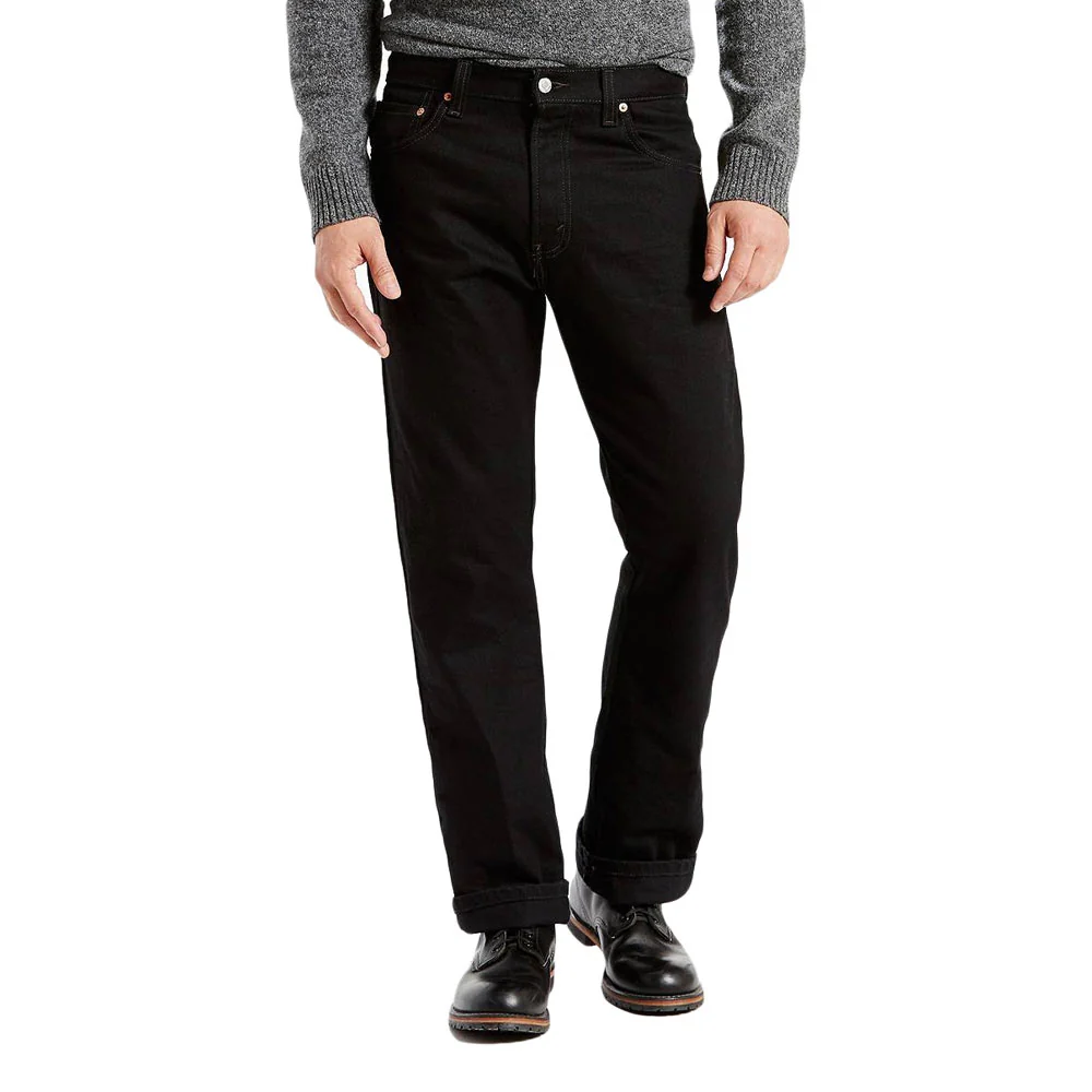Levi's Mens 517 Slim Fit Bootcut Jeans Black - 005170260