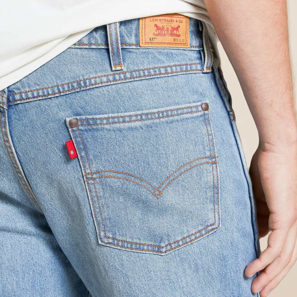 Levi's Mens 537 Western Bootcut Jeans Running Early - 000XI0022 - Image 5