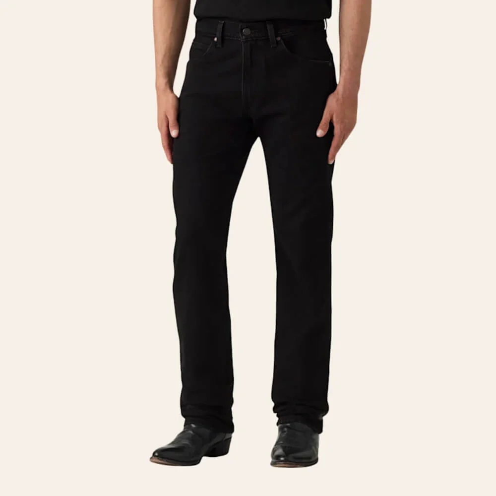 Levi's Mens 557 Western Run The Road Jeans Black - 001Y00000
