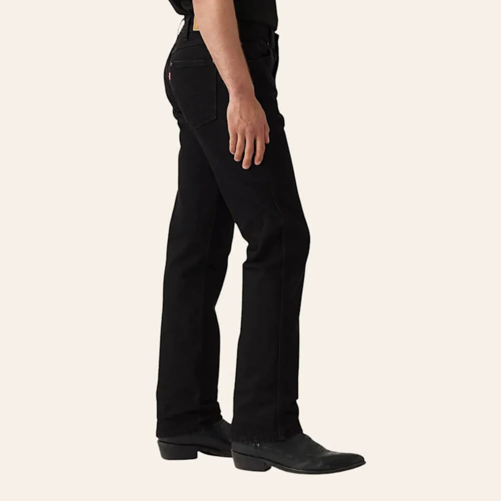 Levi's Mens 557 Western Run The Road Jeans Black - 001Y00000 - Image 3