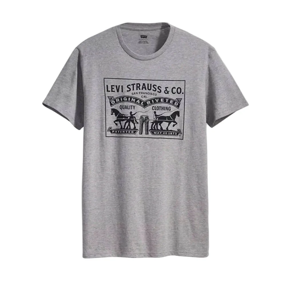 Levi's Mens Two Horse Graphic T-Shirt - 224950047 - Image 2