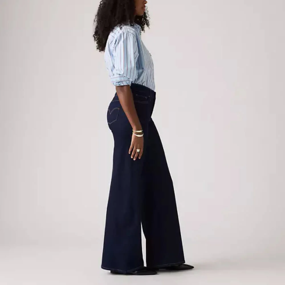 Levi's Womens 318 Shaping Wide Leg Jeans - 001PZ0009 - Image 3