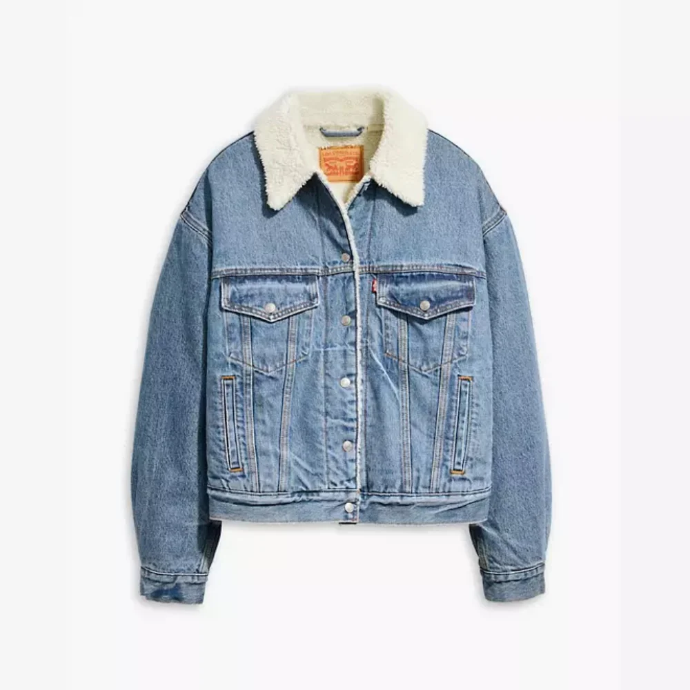 Levi's Womens '90s Sherpa Trucker Jacket - A44350011 - Image 3